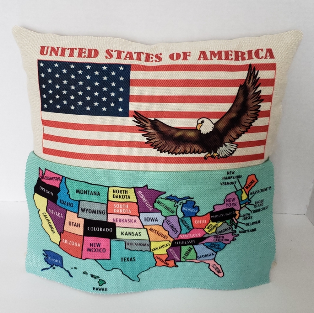 Children's United States learning pillow